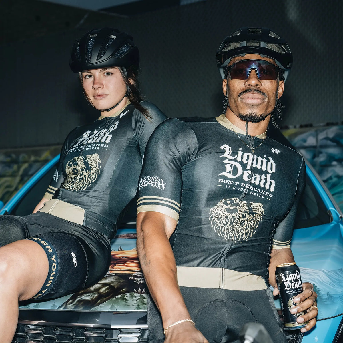 Heavy Pedal x Liquid Death Men's Cycling Jersey